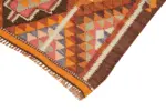 Herki Eskitme Multi Pamuk Üzerine Yün El Dokuma Kilim-090x328 - Görsel 4