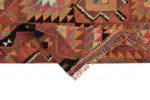 Herki Eskitme Multi Pamuk Üzerine Yün El Dokuma Kilim-086x303 - Görsel 6
