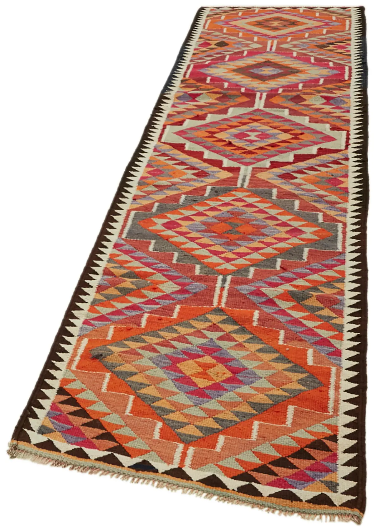 Herki Eskitme Multi Pamuk Üzerine Yün El Dokuma Kilim-090x322 - Görsel 3