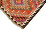 Herki Eskitme Multi Pamuk Üzerine Yün El Dokuma Kilim-090x322 - Görsel 4