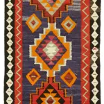Herki Eskitme Multi Pamuk Üzerine Yün El Dokuma Kilim-097x324