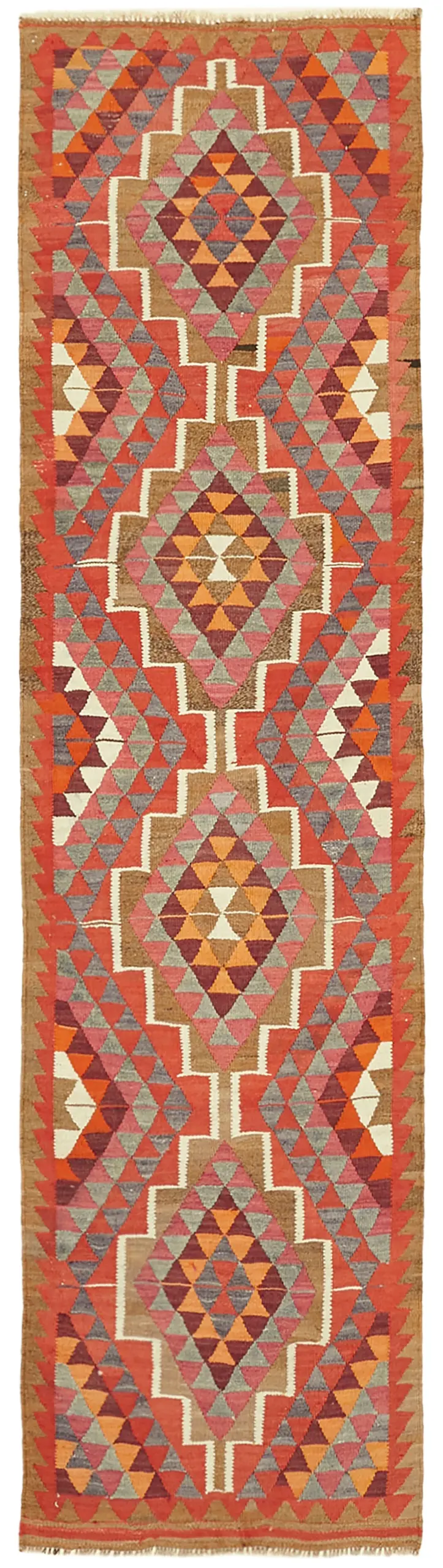 Herki Eskitme Multi Pamuk Üzerine Yün El Dokuma Kilim-096x348 - Görsel 1