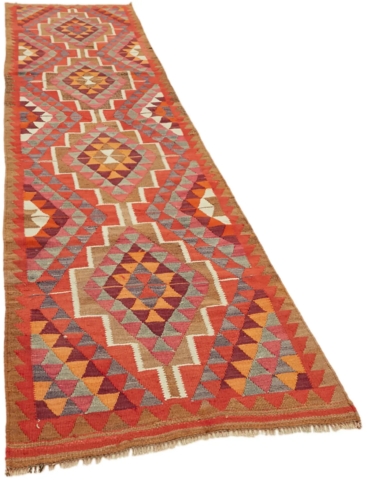 Herki Eskitme Multi Pamuk Üzerine Yün El Dokuma Kilim-096x348 - Görsel 2