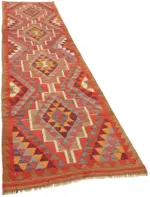 Herki Eskitme Multi Pamuk Üzerine Yün El Dokuma Kilim-096x348 - Görsel 2