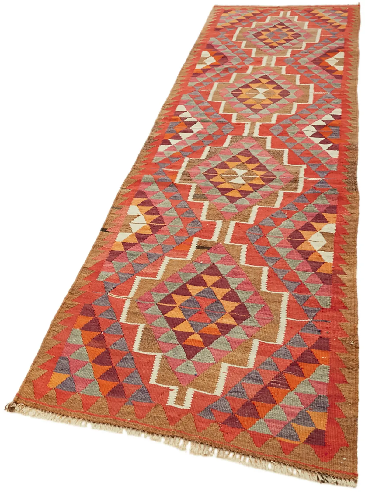 Herki Eskitme Multi Pamuk Üzerine Yün El Dokuma Kilim-096x348 - Görsel 3