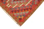 Herki Eskitme Multi Pamuk Üzerine Yün El Dokuma Kilim-096x348 - Görsel 4
