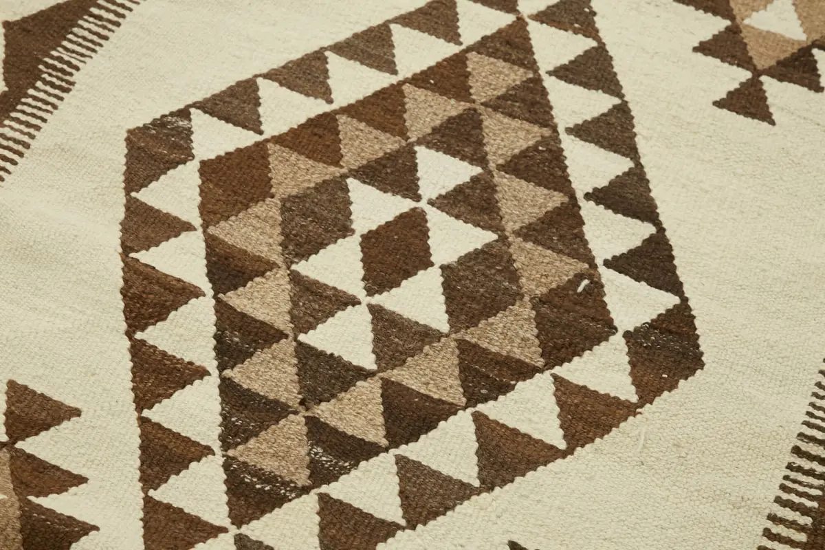 Herki Eskitme Multi Pamuk Üzerine Yün El Dokuma Kilim-096x360 - Görsel 5
