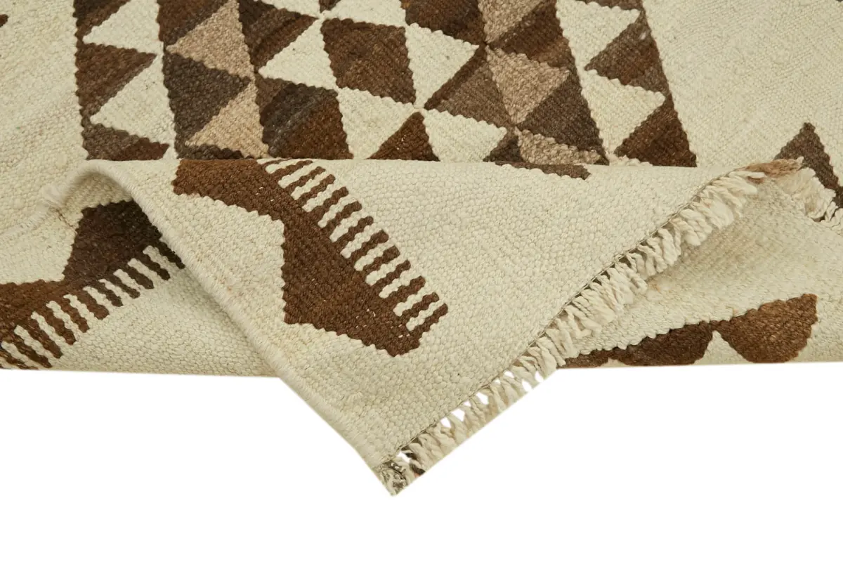 Herki Eskitme Multi Pamuk Üzerine Yün El Dokuma Kilim-096x360 - Görsel 6