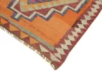 Herki Eskitme Multi Pamuk Üzerine Yün El Dokuma Kilim-100x398 - Görsel 4