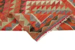 Herki Eskitme Multi Pamuk Üzerine Yün El Dokuma Kilim-092x320 - Görsel 6