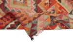 Herki Eskitme Multi Pamuk Üzerine Yün El Dokuma Kilim-092x286 - Görsel 6