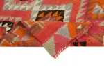 Herki Eskitme Multi Pamuk Üzerine Yün El Dokuma Kilim-095x337 - Görsel 6