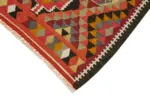 Herki Eskitme Multi Pamuk Üzerine Yün El Dokuma Kilim-083x363 - Görsel 4