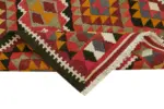 Herki Eskitme Multi Pamuk Üzerine Yün El Dokuma Kilim-083x363 - Görsel 6