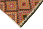 Herki Eskitme Multi Pamuk Üzerine Yün El Dokuma Kilim-090x307 - Görsel 4