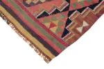 Herki Eskitme Multi Pamuk Üzerine Yün El Dokuma Kilim-100x270 - Görsel 4