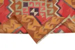Herki Eskitme Multi Pamuk Üzerine Yün El Dokuma Kilim-098x326 - Görsel 6