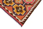 Herki Eskitme Multi Pamuk Üzerine Yün El Dokuma Kilim-093x322 - Görsel 4