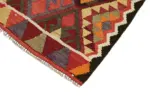 Herki Eskitme Multi Pamuk Üzerine Yün El Dokuma Kilim-080x400 - Görsel 4