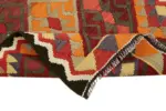 Herki Eskitme Multi Pamuk Üzerine Yün El Dokuma Kilim-080x400 - Görsel 6