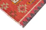 Herki Eskitme Multi Pamuk Üzerine Yün El Dokuma Kilim-093x316 - Görsel 4