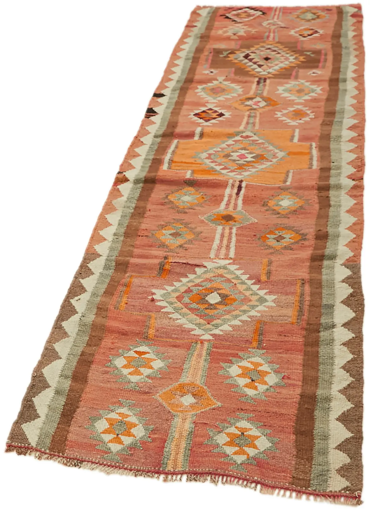 Herki Eskitme Multi Pamuk Üzerine Yün El Dokuma Kilim-090x313 - Görsel 3