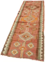 Herki Eskitme Multi Pamuk Üzerine Yün El Dokuma Kilim-090x313 - Görsel 3
