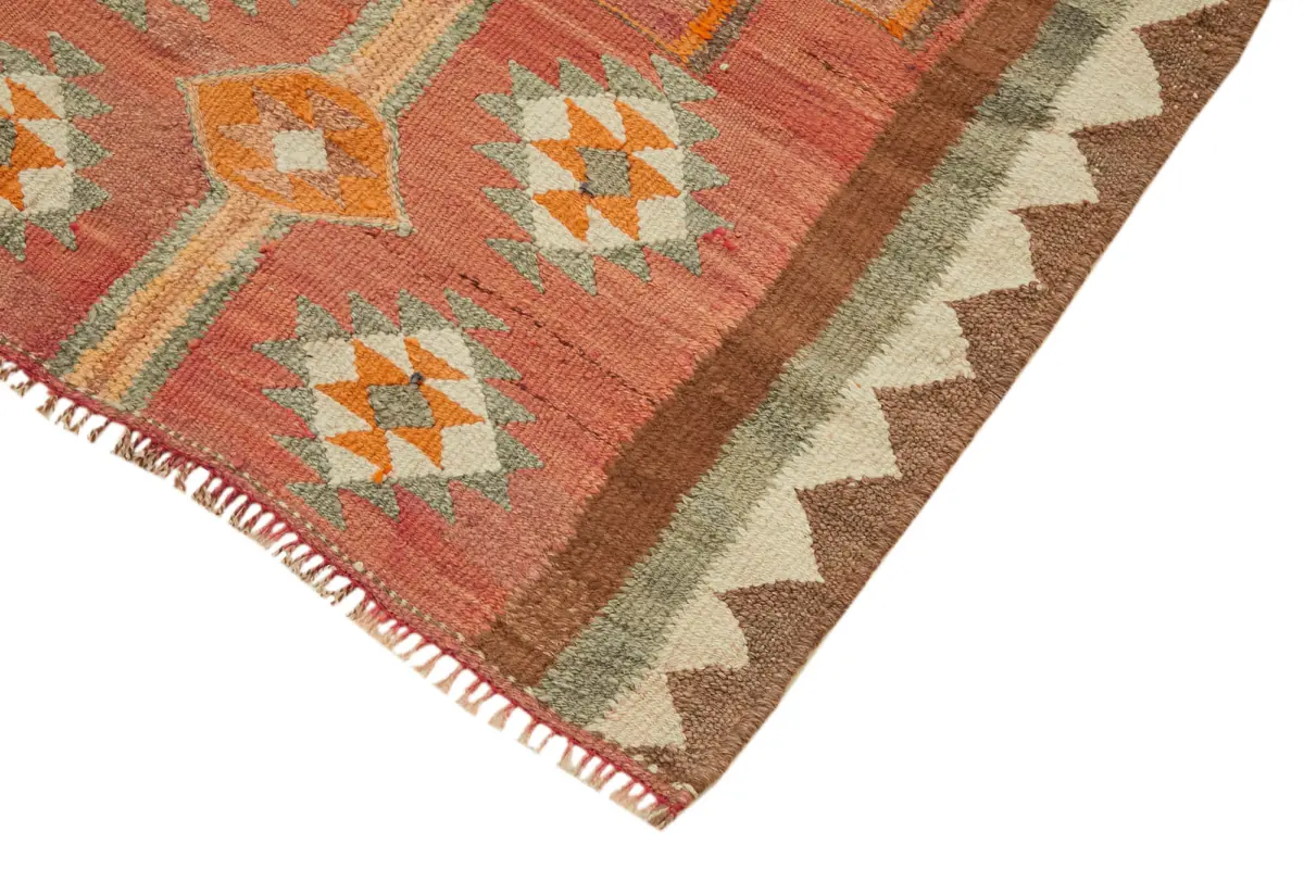 Herki Eskitme Multi Pamuk Üzerine Yün El Dokuma Kilim-090x313 - Görsel 4