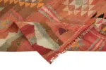 Herki Eskitme Multi Pamuk Üzerine Yün El Dokuma Kilim-090x313 - Görsel 6