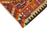 Herki Eskitme Multi Pamuk Üzerine Yün El Dokuma Kilim-100x326 - Görsel 4