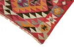 Herki Eskitme Multi Pamuk Üzerine Yün El Dokuma Kilim-088x334 - Görsel 4