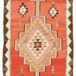 Herki Eskitme Multi Pamuk Üzerine Yün El Dokuma Kilim-088x277