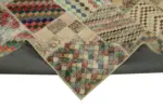Patchwork Bej Pamuk Üzerine Yün El Dokuma Kilim-250x350 - Görsel 6