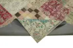 Patchwork Bej Pamuk Üzerine Yün El Dokuma Kilim-250x350 - Görsel 6