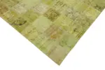 Patchwork Sarı Pamuk Üzerine Yün El Dokuma Kilim-255x343 - Görsel 4