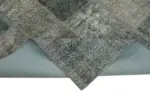 Patchwork Gri Pamuk Üzerine Yün El Dokuma Kilim-251x350 - Görsel 6