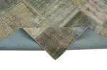 Patchwork Gri Pamuk Üzerine Yün El Dokuma Kilim-250x340 - Görsel 6
