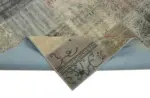 Patchwork Gri Pamuk Üzerine Yün El Dokuma Kilim-250x340 - Görsel 6