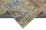Patchwork Bej Pamuk Üzerine Yün El Dokuma Kilim-300x400 - Görsel 6