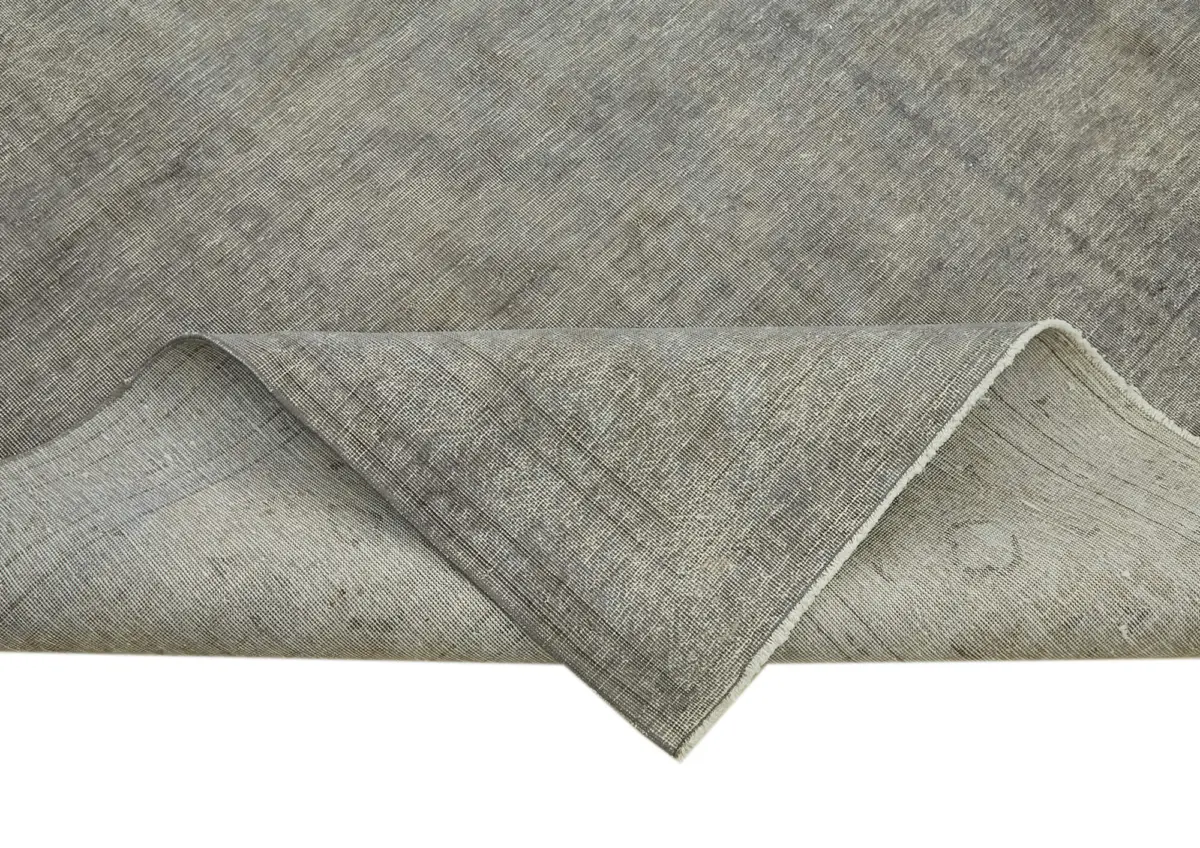 Anadolu Eskitme Gri Pamuk Üzerine Yün El Dokuma Kilim-284x418 - Görsel 6