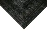 Katar Eskitme Siyah Pamuk Üzerine Yün El Dokuma Halı-342x470 - Görsel 4
