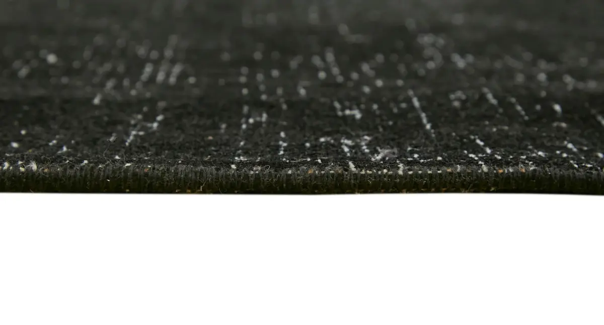 Katar Eskitme Siyah Pamuk Üzerine Yün El Dokuma Halı-340x462 - Görsel 8