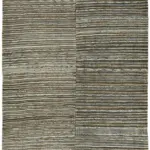 Chaput Çizgili Multi Renk Pamuk Üzerine Yün El Dokuma Kilim-176x290