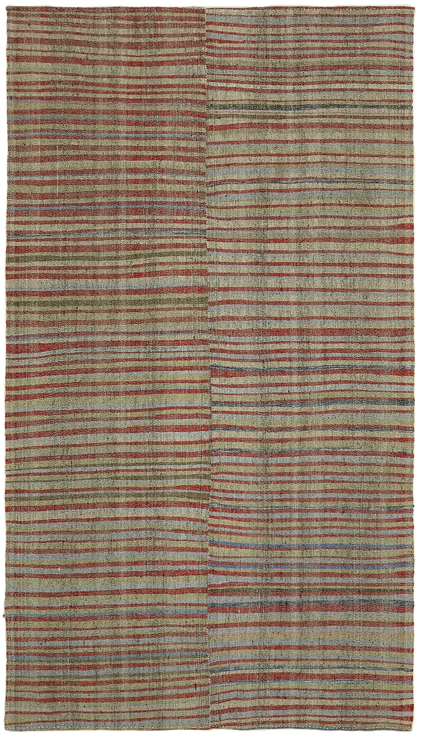 Rc_43468_0_Multicolor_Oriental_Kilim_Rugs Chaput Çizgili Multi Renk Pamuk Üzerine Yün El Dokuma Kilim-187x329 - Görsel 1