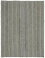 Chaput Çizgili Gri Renk Pagrk Üzerine Yün El Dokuma Kilim-220x285
