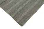 Chaput Çizgili Gri Renk Pagrk Üzerine Yün El Dokuma Kilim-220x285 - Görsel 4