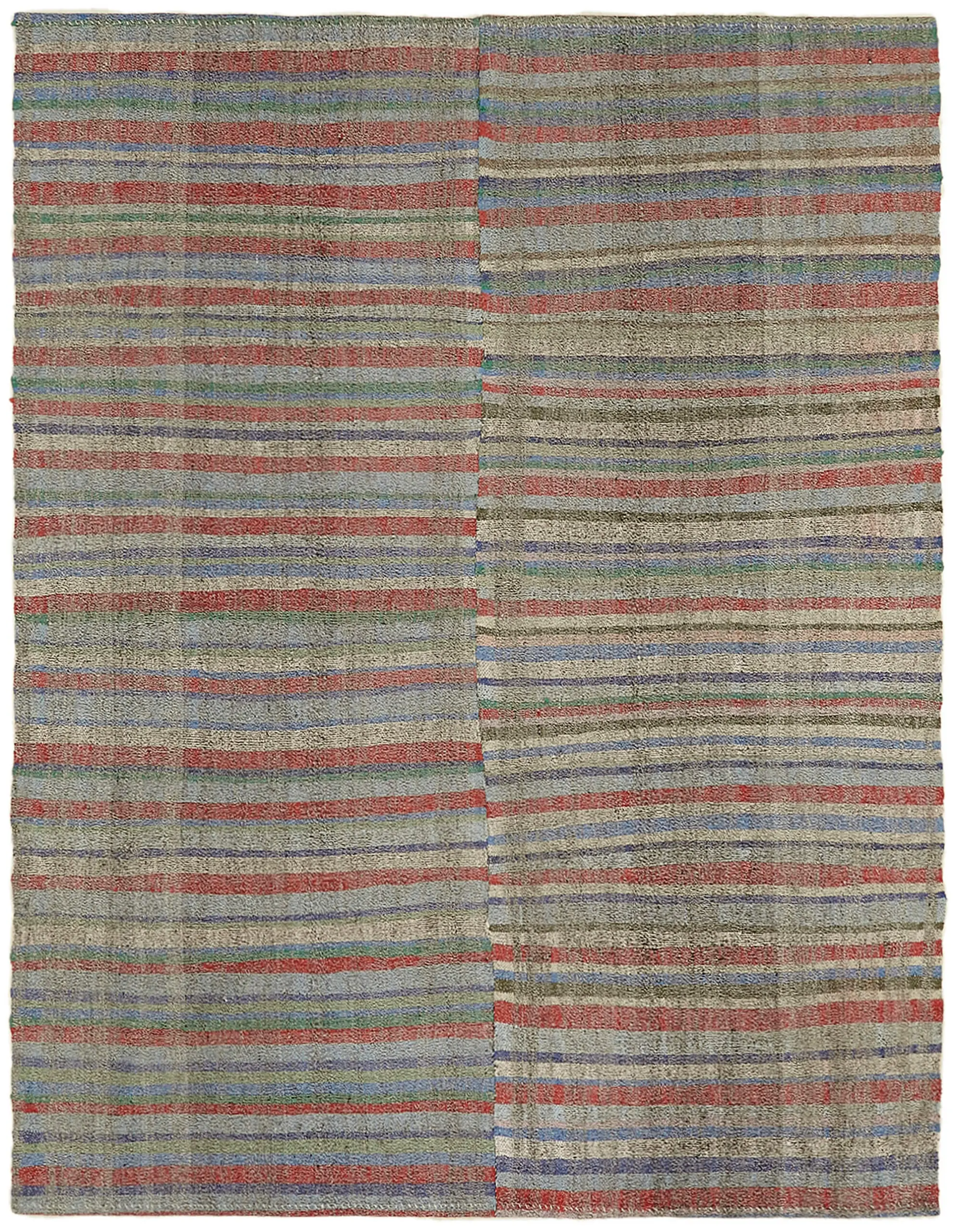Rc_43476_0_Multicolor_Oriental_Kilim_Rugs Chaput Çizgili Multi Renk Pamuk Üzerine Yün El Dokuma Kilim-212x270 - Görsel 1