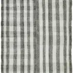 Chaput Çizgili Gri Renk Pagrk Üzerine Yün El Dokuma Kilim-198x248