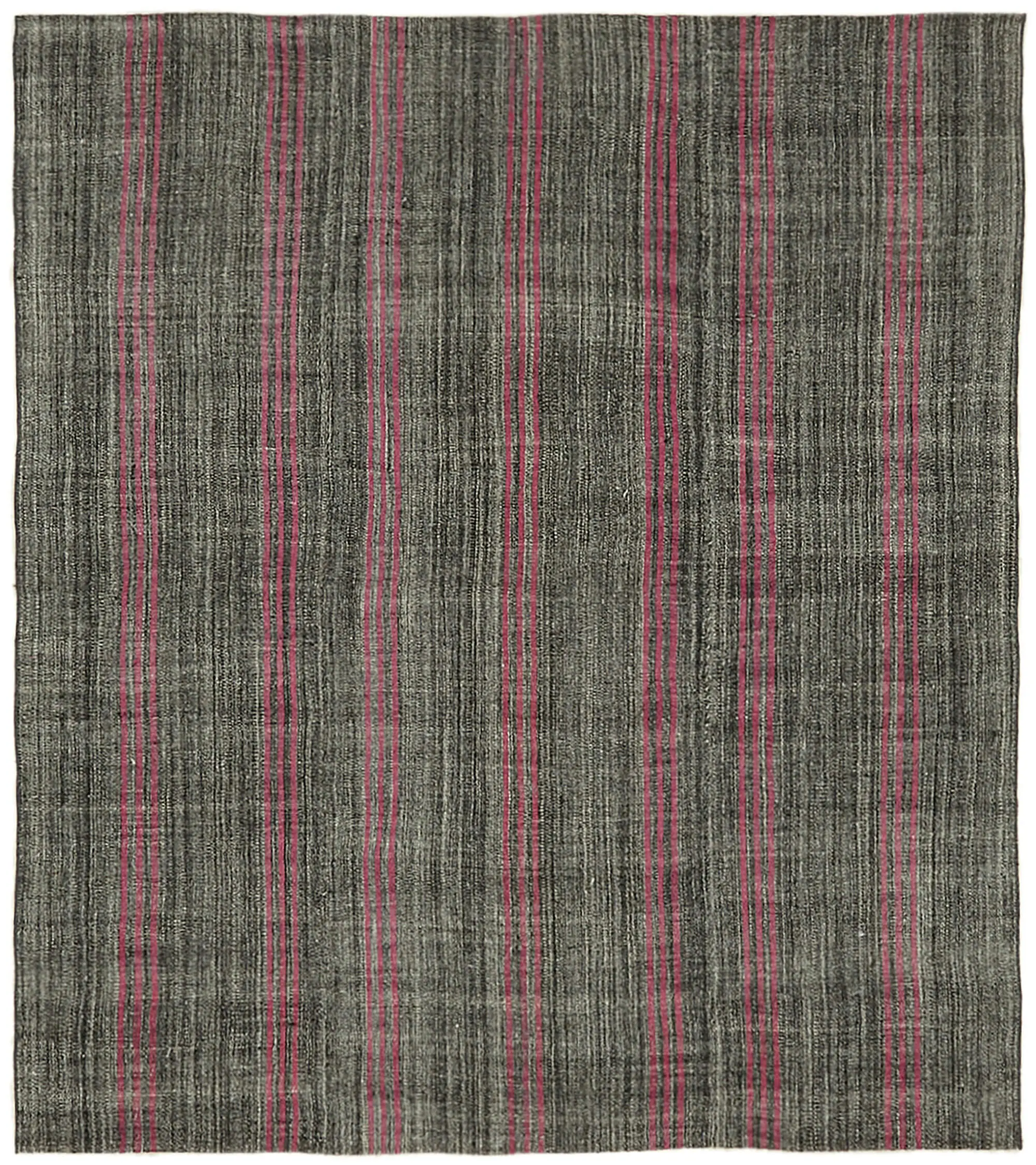 Rc_43488_0_Multicolor_Oriental_Kilim_Rugs Chaput Çizgili Multi Renk Pamuk Üzerine Yün El Dokuma Kilim-180x204 - Görsel 1