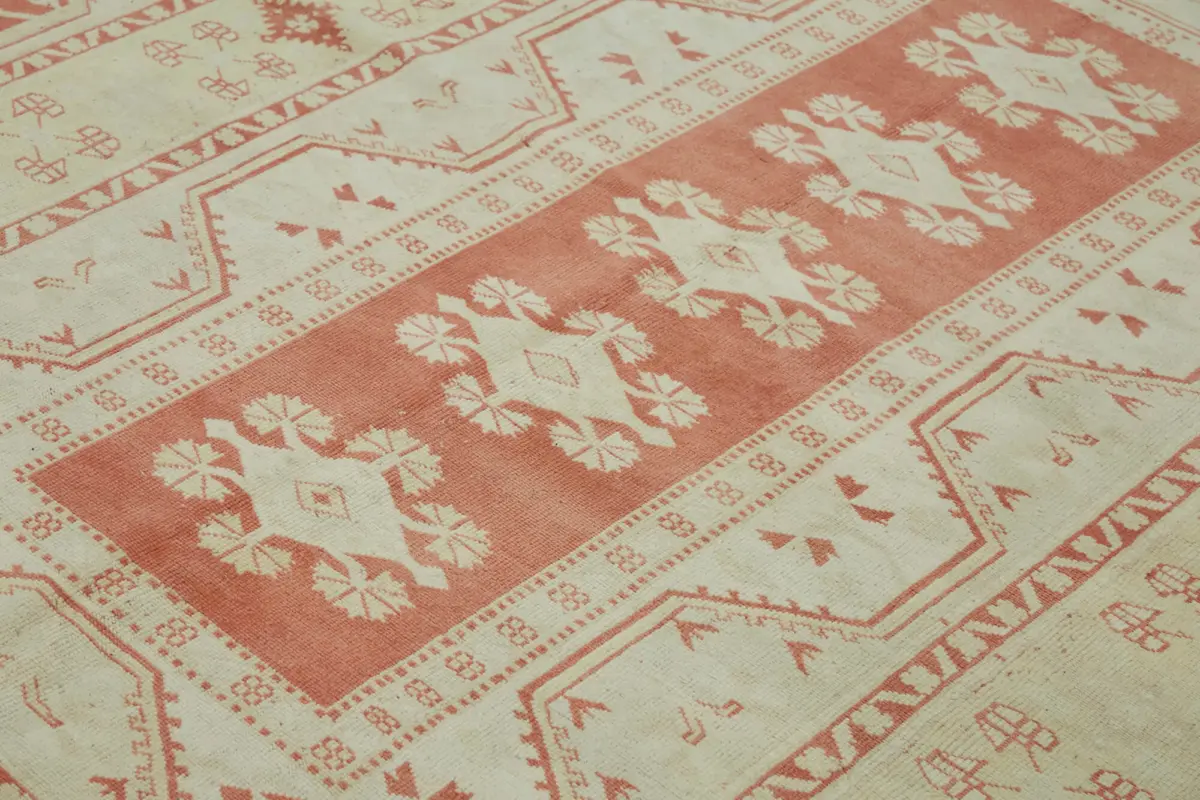 Anadolu Eskitme Bej Pamuk Üzerine Yün El Dokuma Halı-211x268 - Görsel 5